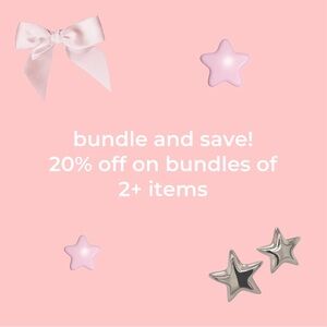 bundle two or more items and get a huge discount!!